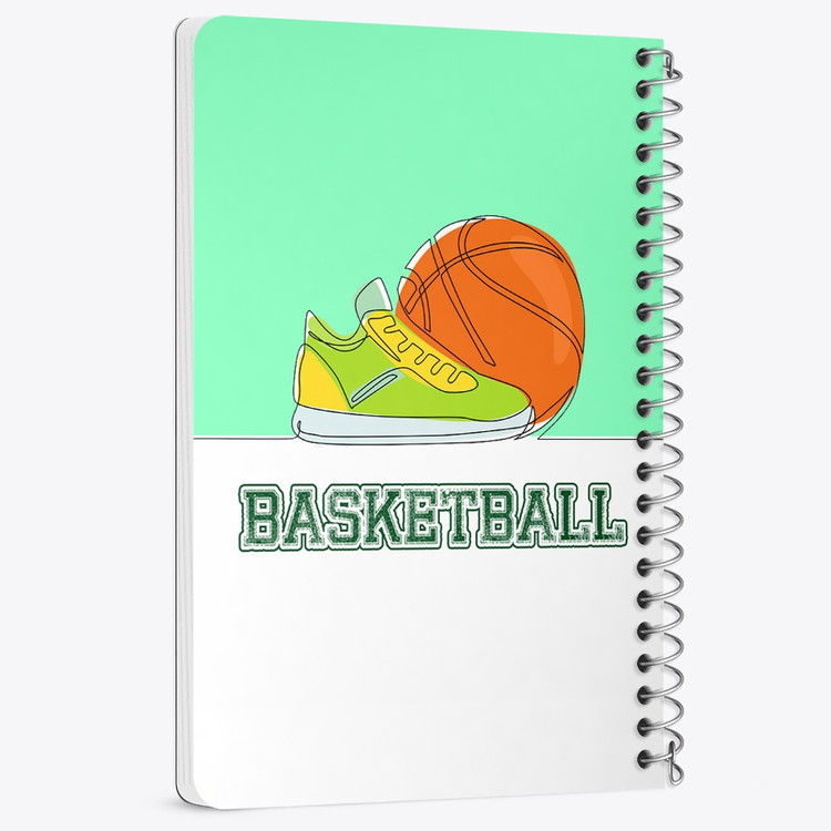 دفتر لیست خرید 50 برگ خندالو طرح بسکتبال Basketball کد 26461
