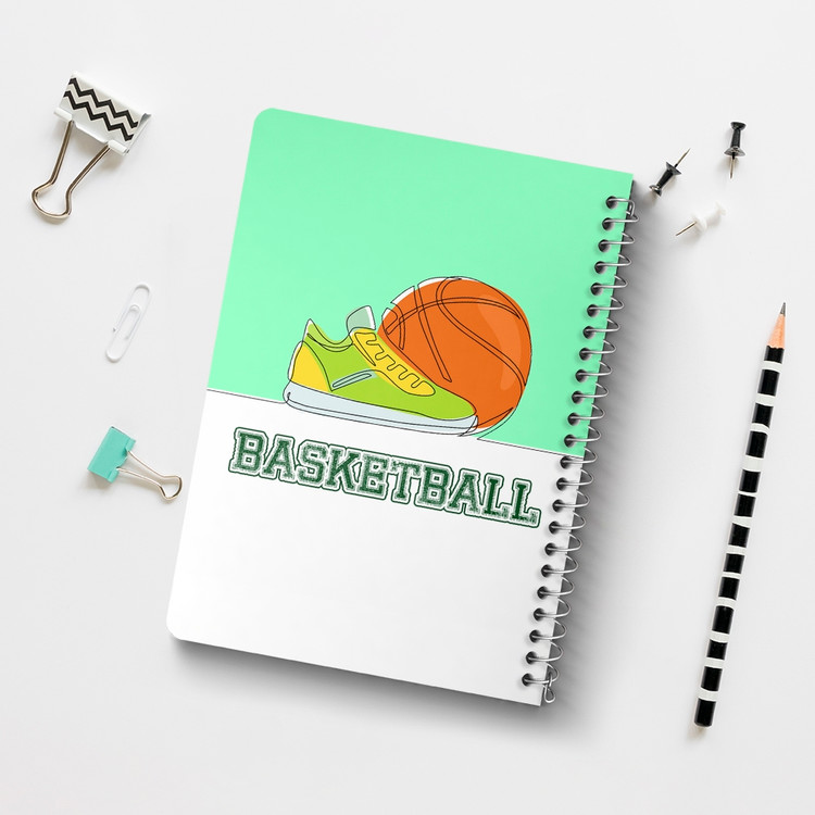 دفتر لیست خرید 50 برگ خندالو طرح بسکتبال Basketball کد 26461