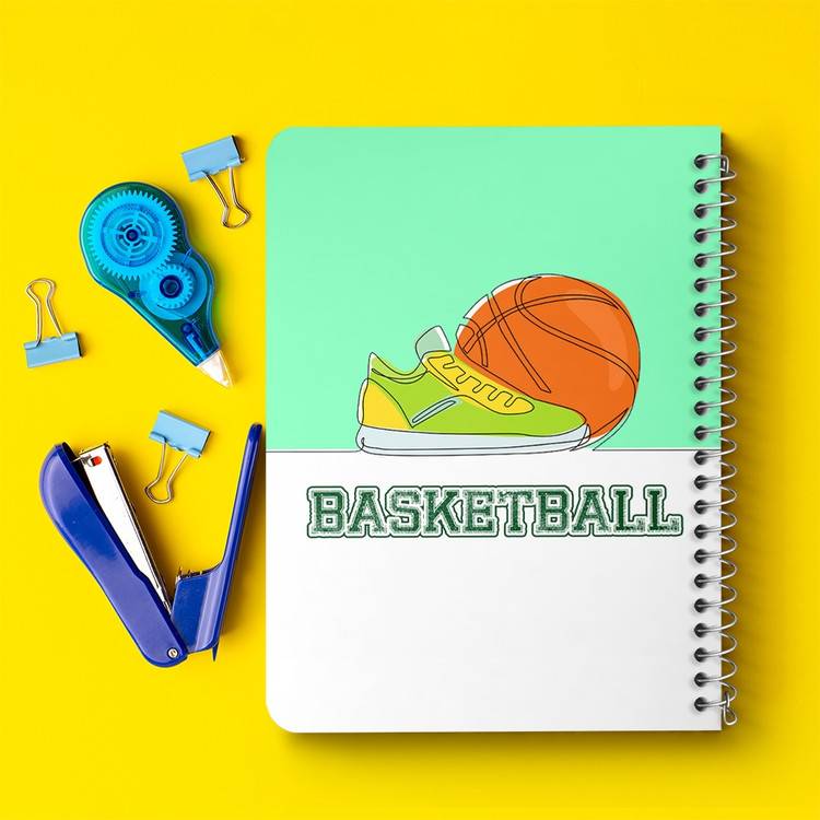 دفتر لیست خرید 50 برگ خندالو طرح بسکتبال Basketball کد 26461