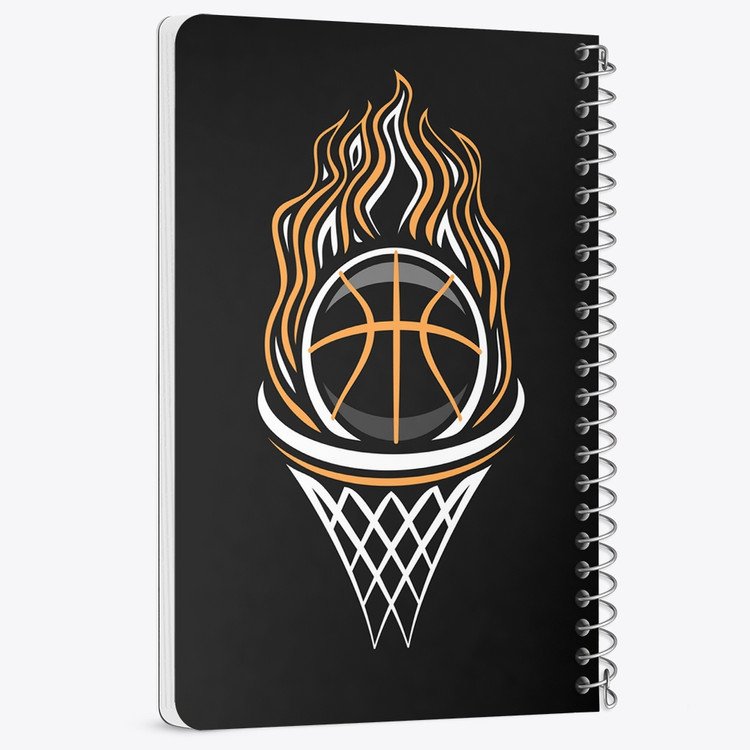 دفتر لیست خرید 50 برگ خندالو طرح بسکتبال Basketball کد 26460