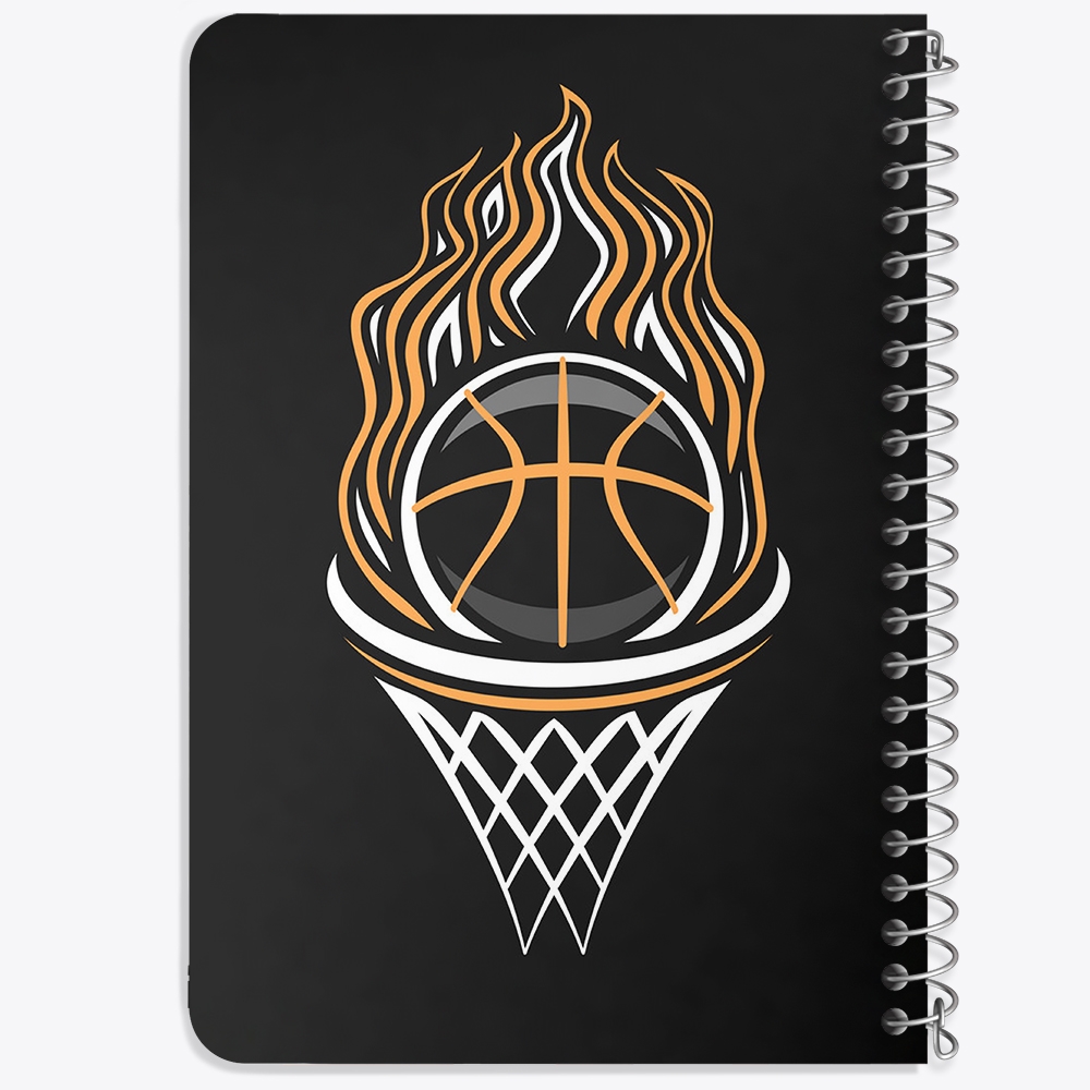 دفتر لیست خرید 50 برگ خندالو طرح بسکتبال Basketball کد 26460