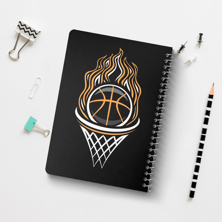 دفتر لیست خرید 50 برگ خندالو طرح بسکتبال Basketball کد 26460