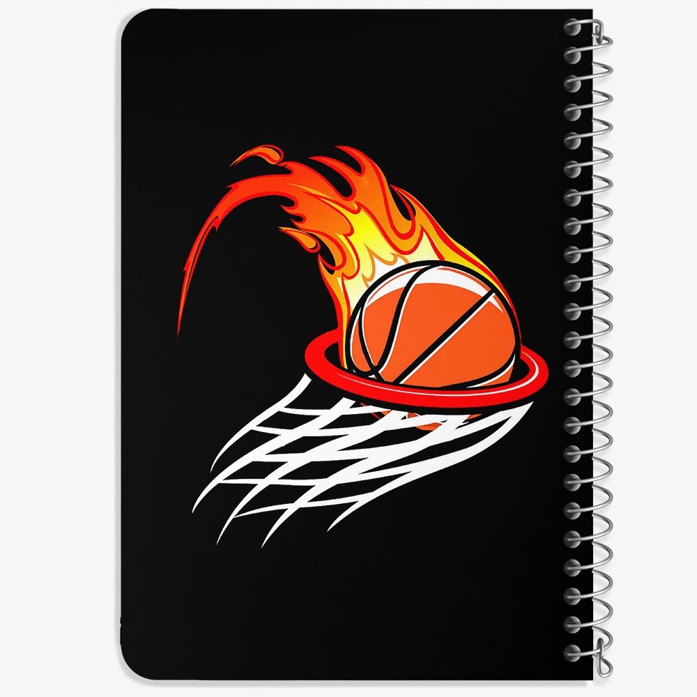 دفتر لیست خرید 50 برگ خندالو طرح بسکتبال Basketball کد 26459
