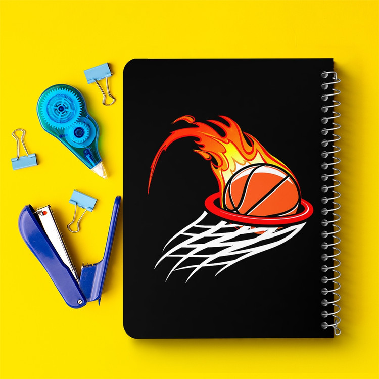 دفتر لیست خرید 50 برگ خندالو طرح بسکتبال Basketball کد 26459