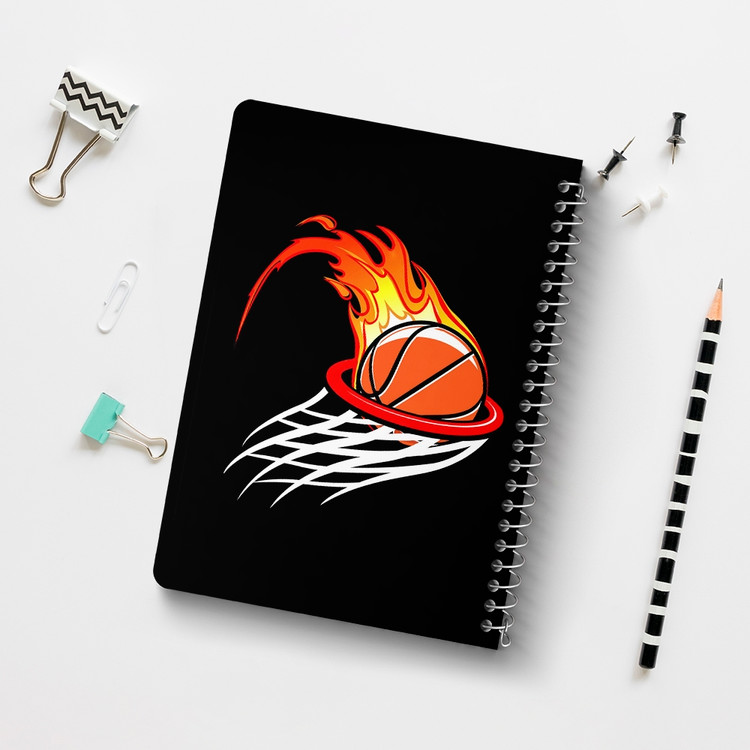 دفتر لیست خرید 50 برگ خندالو طرح بسکتبال Basketball کد 26459