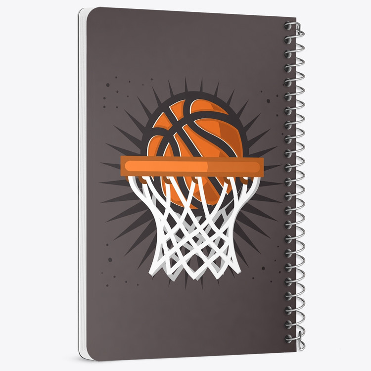 دفتر لیست خرید 50 برگ خندالو طرح بسکتبال Basketball کد 26458