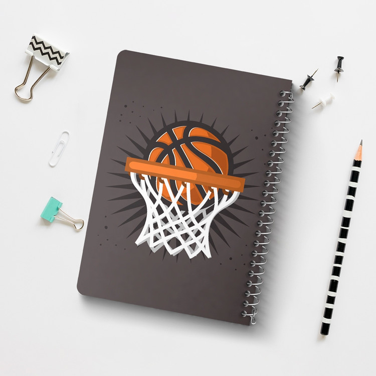 دفتر لیست خرید 50 برگ خندالو طرح بسکتبال Basketball کد 26458