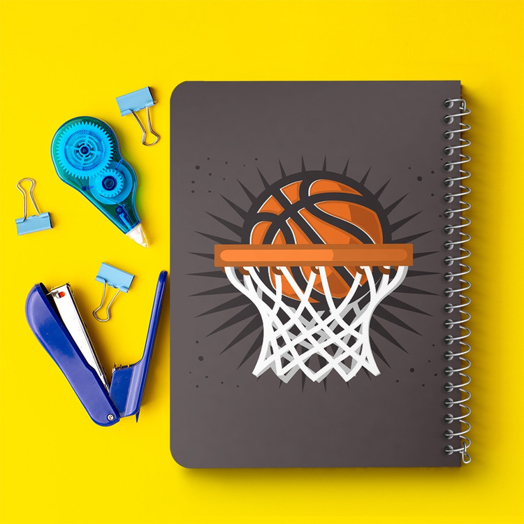 دفتر لیست خرید 50 برگ خندالو طرح بسکتبال Basketball کد 26458