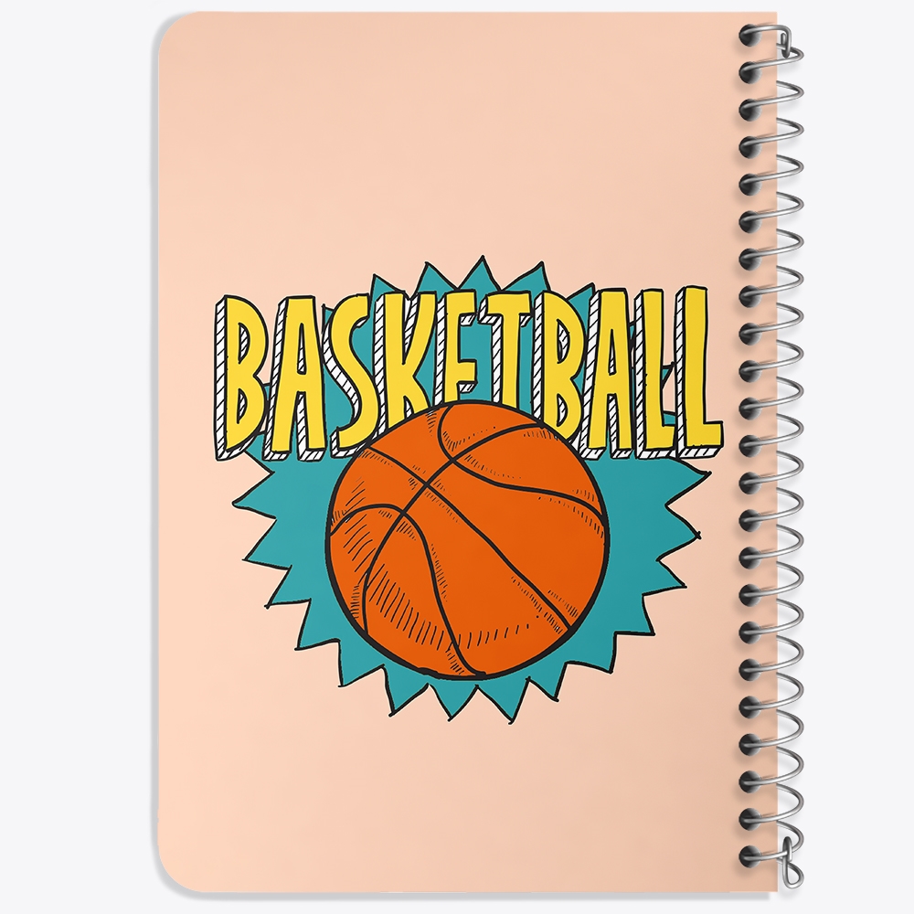 دفتر لیست خرید 50 برگ خندالو طرح بسکتبال Basketball کد 26454