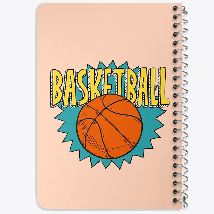 دفتر لیست خرید 50 برگ خندالو طرح بسکتبال Basketball کد 26454