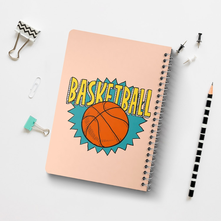 دفتر لیست خرید 50 برگ خندالو طرح بسکتبال Basketball کد 26454