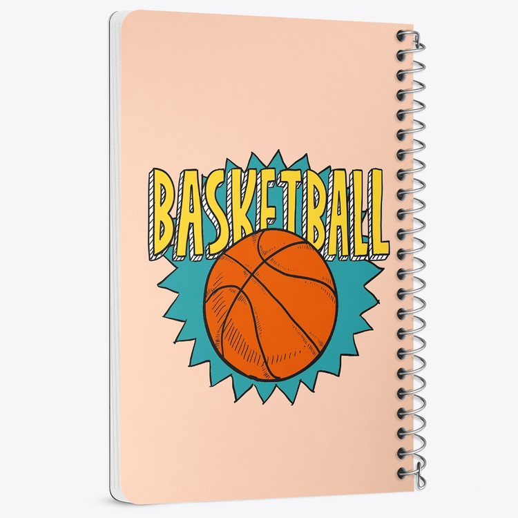 دفتر لیست خرید 50 برگ خندالو طرح بسکتبال Basketball کد 26454