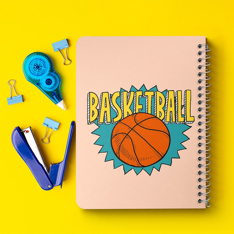 دفتر لیست خرید 50 برگ خندالو طرح بسکتبال Basketball کد 26454