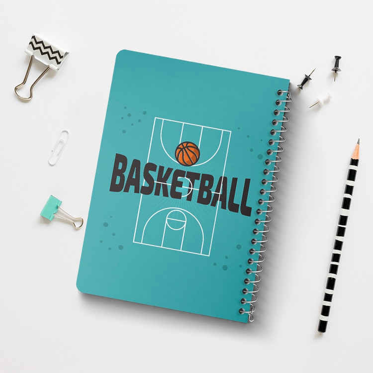 دفتر لیست خرید 50 برگ خندالو طرح بسکتبال Basketball کد 26453