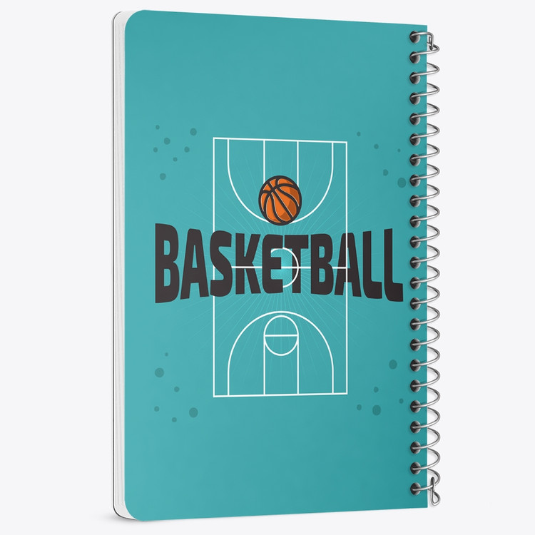 دفتر لیست خرید 50 برگ خندالو طرح بسکتبال Basketball کد 26453
