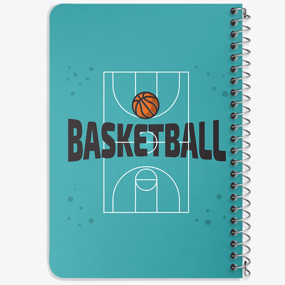 دفتر لیست خرید 50 برگ خندالو طرح بسکتبال Basketball کد 26453