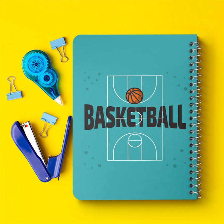 دفتر لیست خرید 50 برگ خندالو طرح بسکتبال Basketball کد 26453