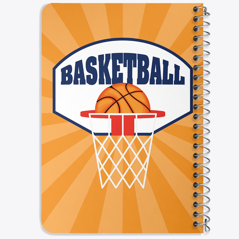 دفتر لیست خرید 50 برگ خندالو طرح بسکتبال Basketball کد 26452