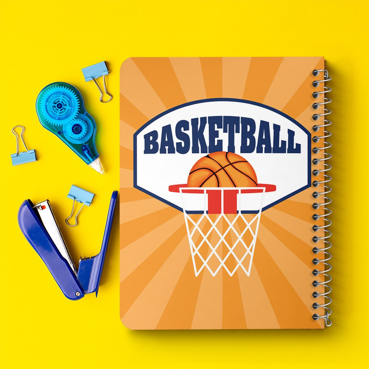 دفتر لیست خرید 50 برگ خندالو طرح بسکتبال Basketball کد 26452