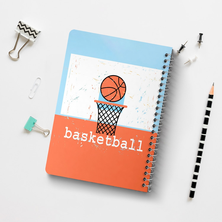 دفتر لیست خرید 50 برگ خندالو طرح بسکتبال Basketball کد 26451