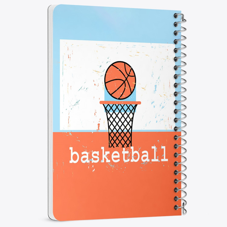 دفتر لیست خرید 50 برگ خندالو طرح بسکتبال Basketball کد 26451