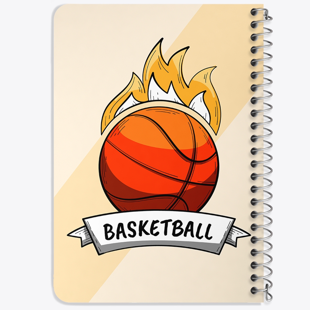 دفتر لیست خرید 50 برگ خندالو طرح بسکتبال Basketball کد 26440