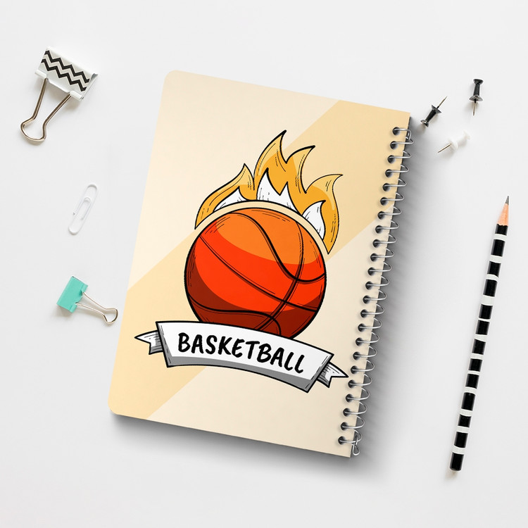 دفتر لیست خرید 50 برگ خندالو طرح بسکتبال Basketball کد 26440
