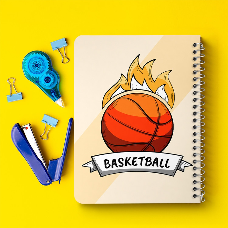 دفتر لیست خرید 50 برگ خندالو طرح بسکتبال Basketball کد 26440