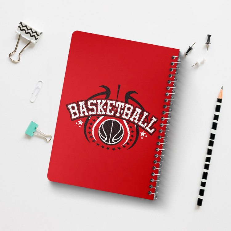 دفتر لیست خرید 50 برگ خندالو طرح بسکتبال Basketball کد 26439