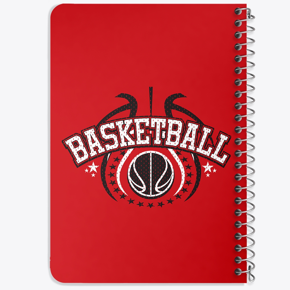 دفتر لیست خرید 50 برگ خندالو طرح بسکتبال Basketball کد 26439
