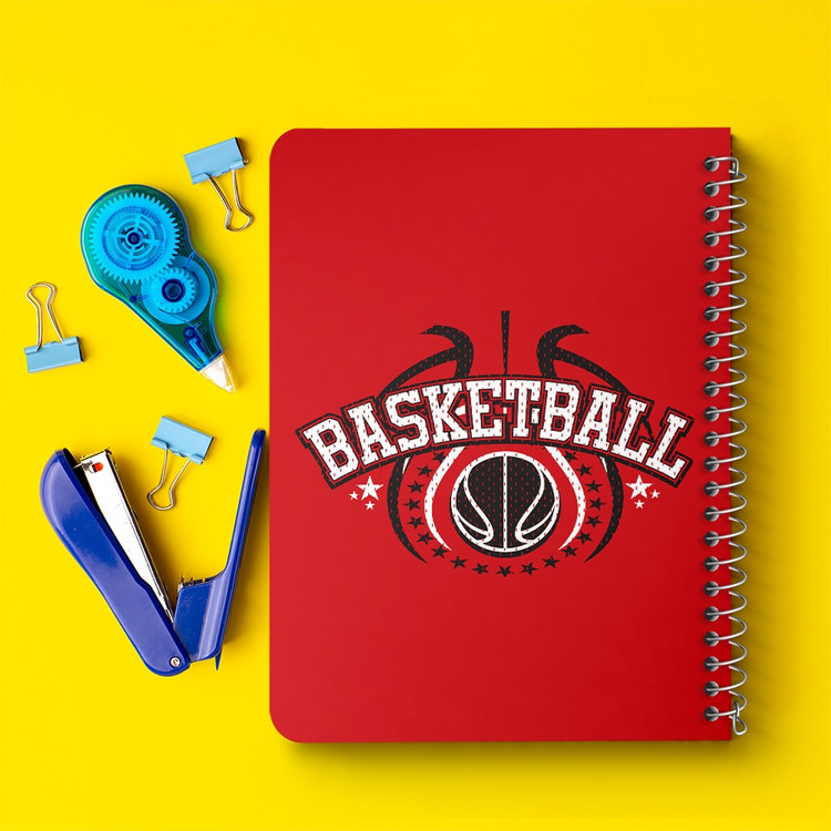 دفتر لیست خرید 50 برگ خندالو طرح بسکتبال Basketball کد 26439