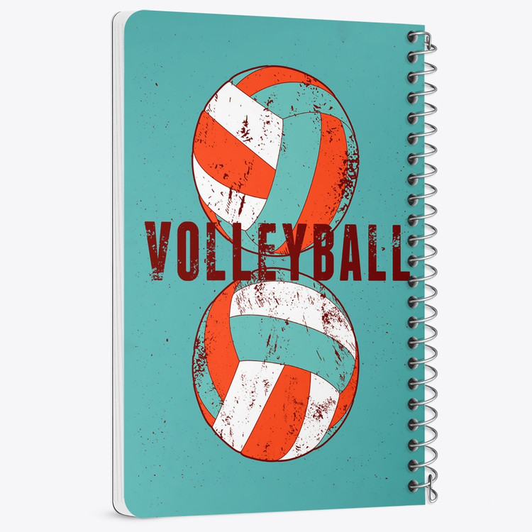 دفتر لیست خرید 50 برگ خندالو طرح والیبال Volleyball کد 26428