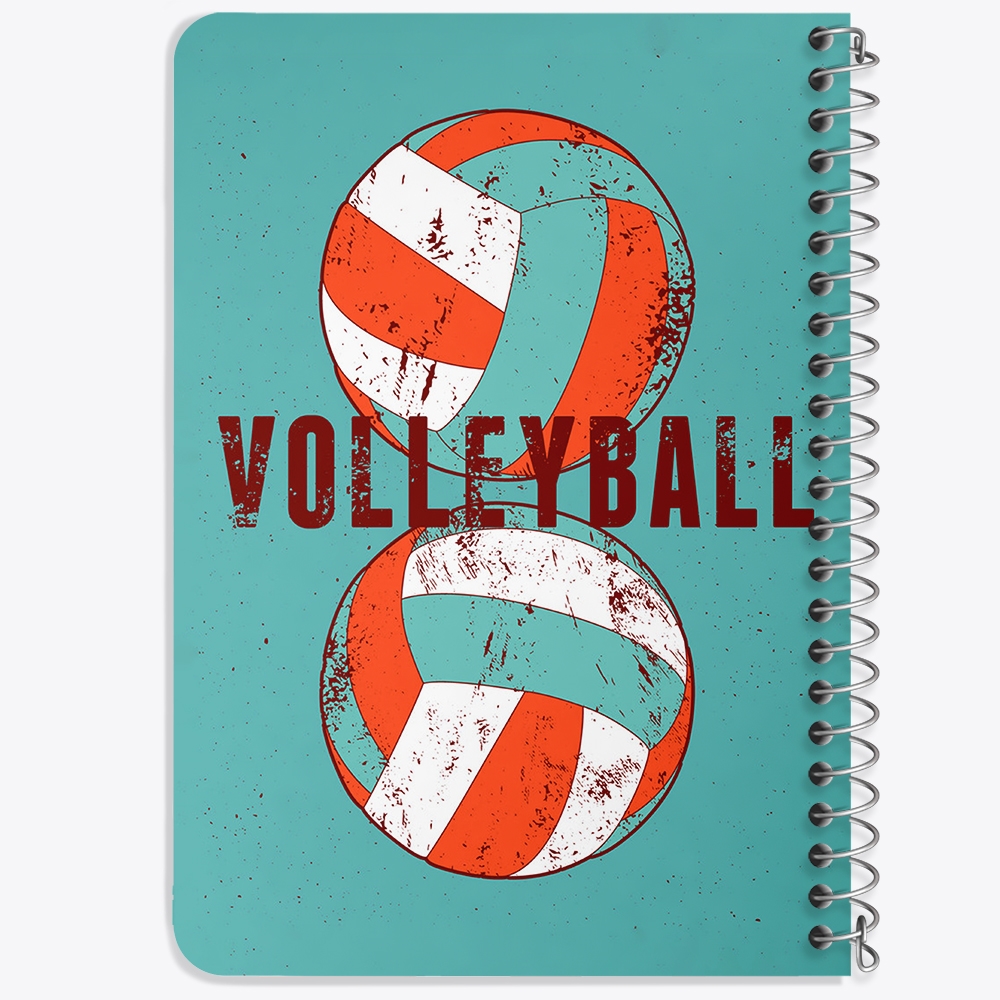 دفتر لیست خرید 50 برگ خندالو طرح والیبال Volleyball کد 26428