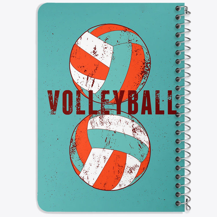 دفتر لیست خرید 50 برگ خندالو طرح والیبال Volleyball کد 26428