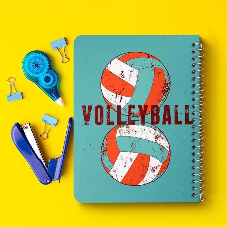 دفتر لیست خرید 50 برگ خندالو طرح والیبال Volleyball کد 26428