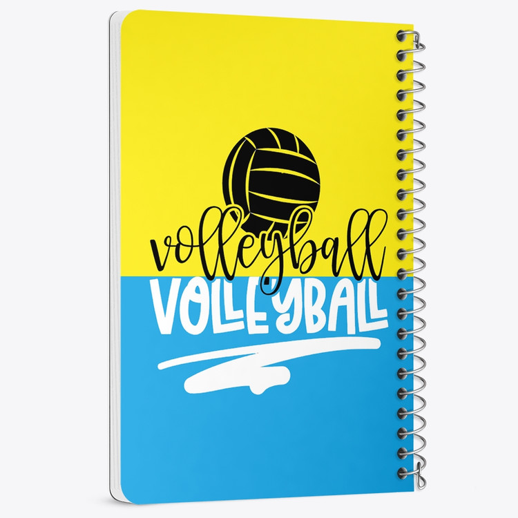 دفتر لیست خرید 50 برگ خندالو طرح والیبال Volleyball کد 26427