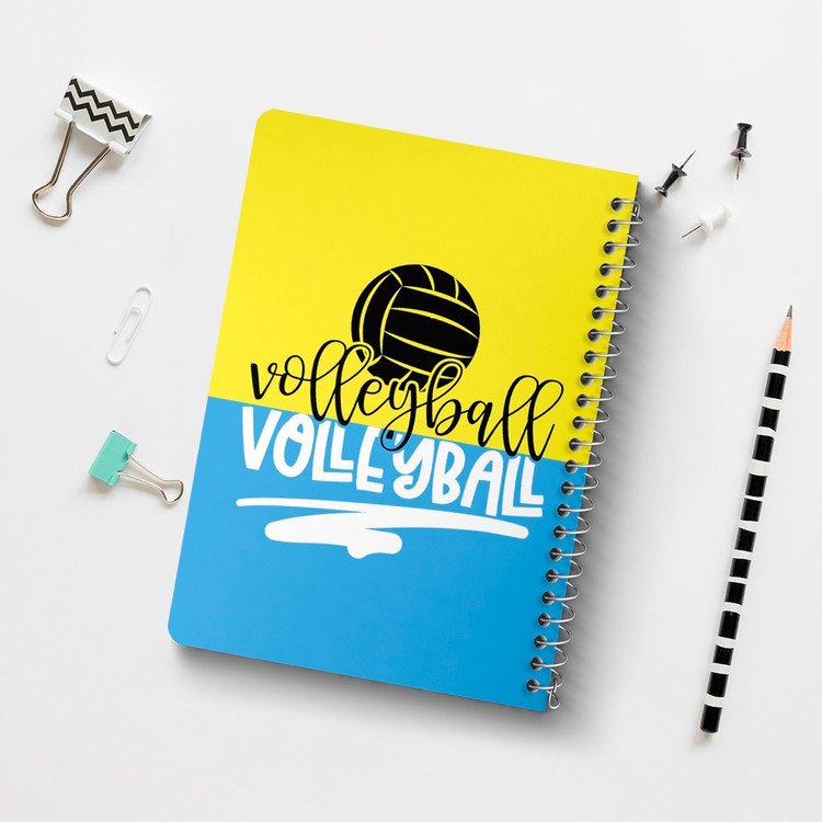 دفتر لیست خرید 50 برگ خندالو طرح والیبال Volleyball کد 26427