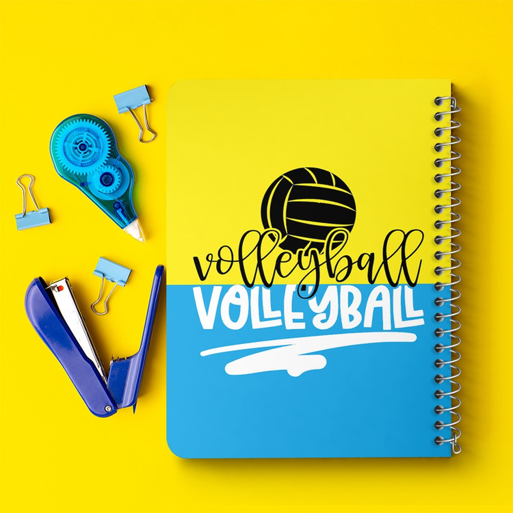 دفتر لیست خرید 50 برگ خندالو طرح والیبال Volleyball کد 26427