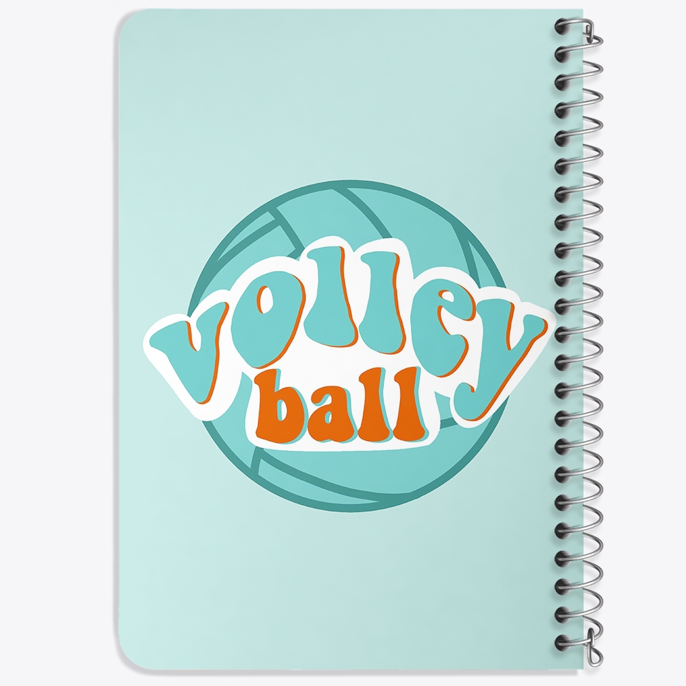 دفتر لیست خرید 50 برگ خندالو طرح والیبال Volleyball کد 26423