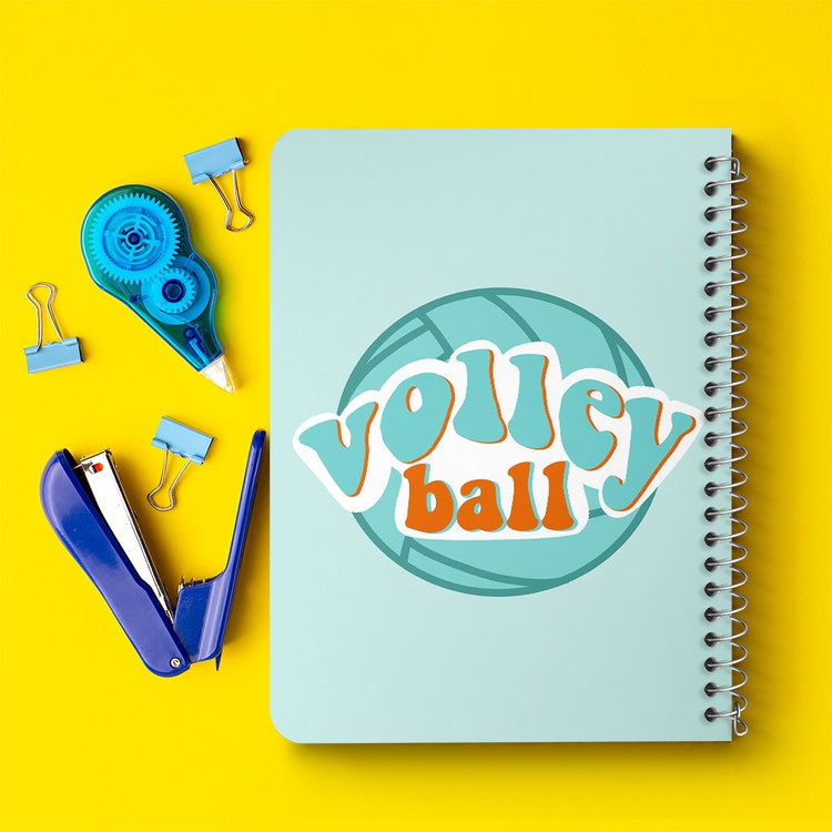 دفتر لیست خرید 50 برگ خندالو طرح والیبال Volleyball کد 26423