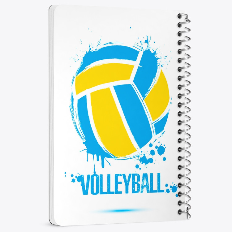 دفتر لیست خرید 50 برگ خندالو طرح والیبال Volleyball کد 26421