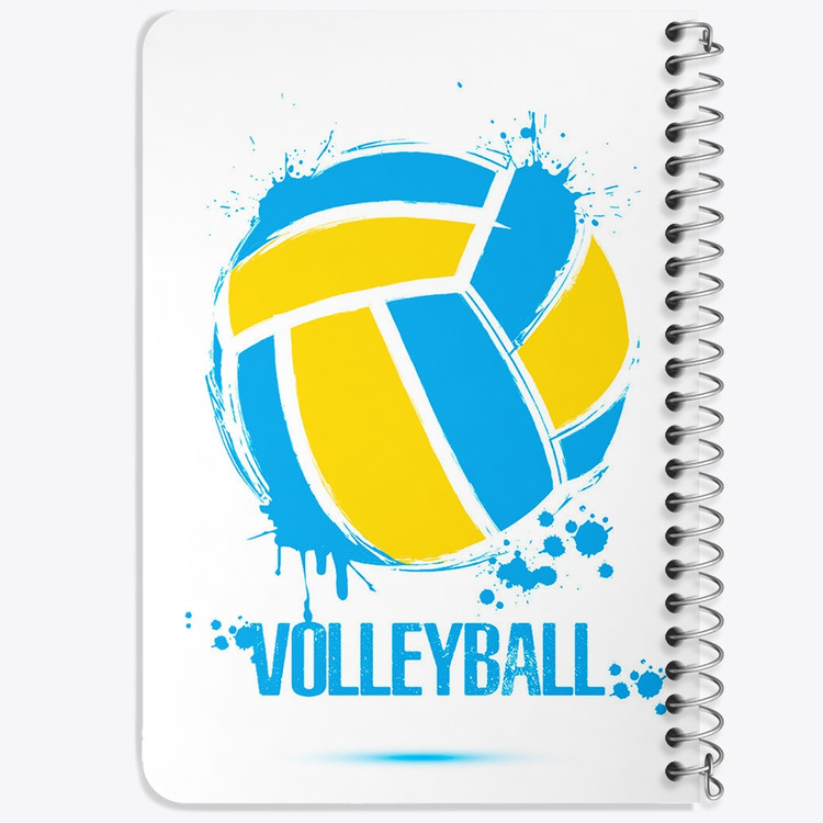 دفتر لیست خرید 50 برگ خندالو طرح والیبال Volleyball کد 26421