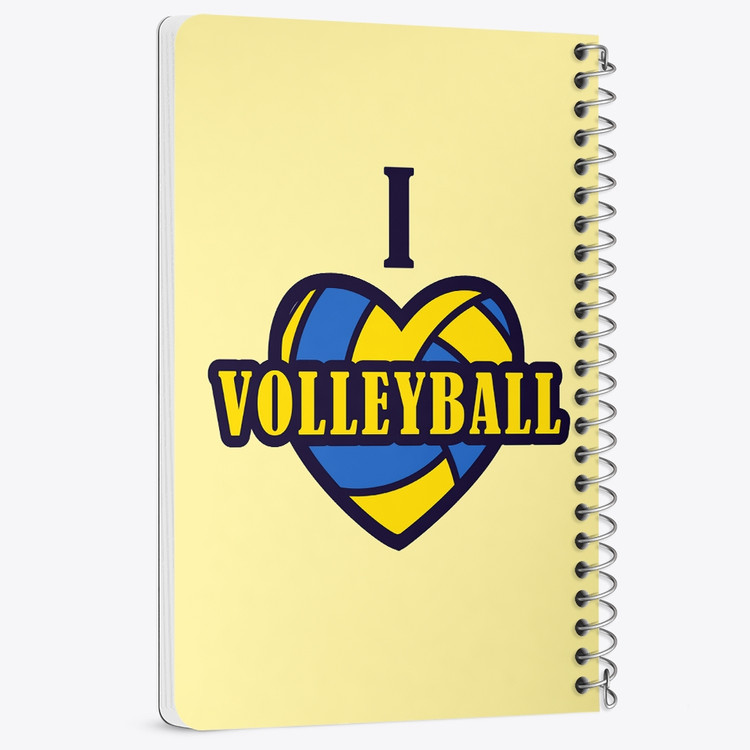 دفتر لیست خرید 50 برگ خندالو طرح والیبال Volleyball کد 26417