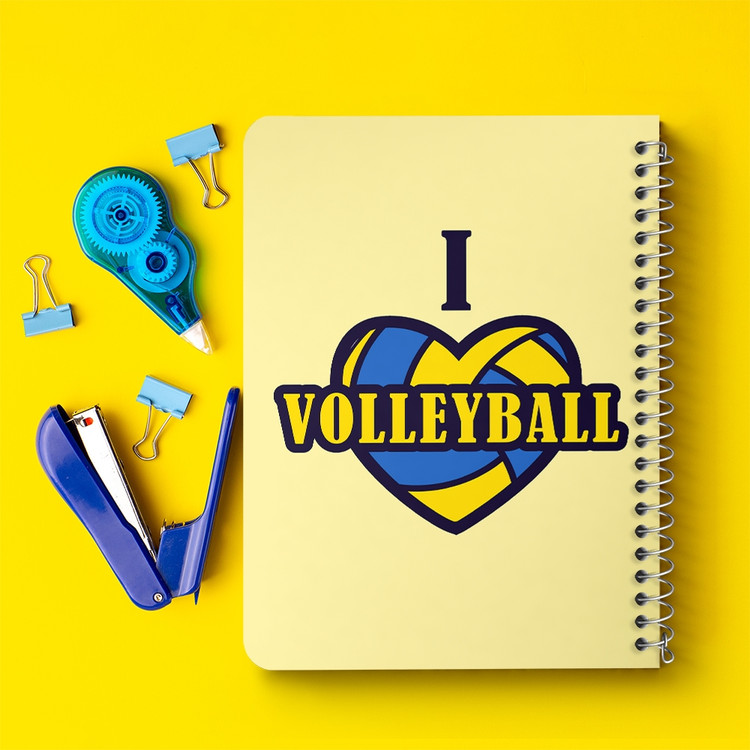 دفتر لیست خرید 50 برگ خندالو طرح والیبال Volleyball کد 26417
