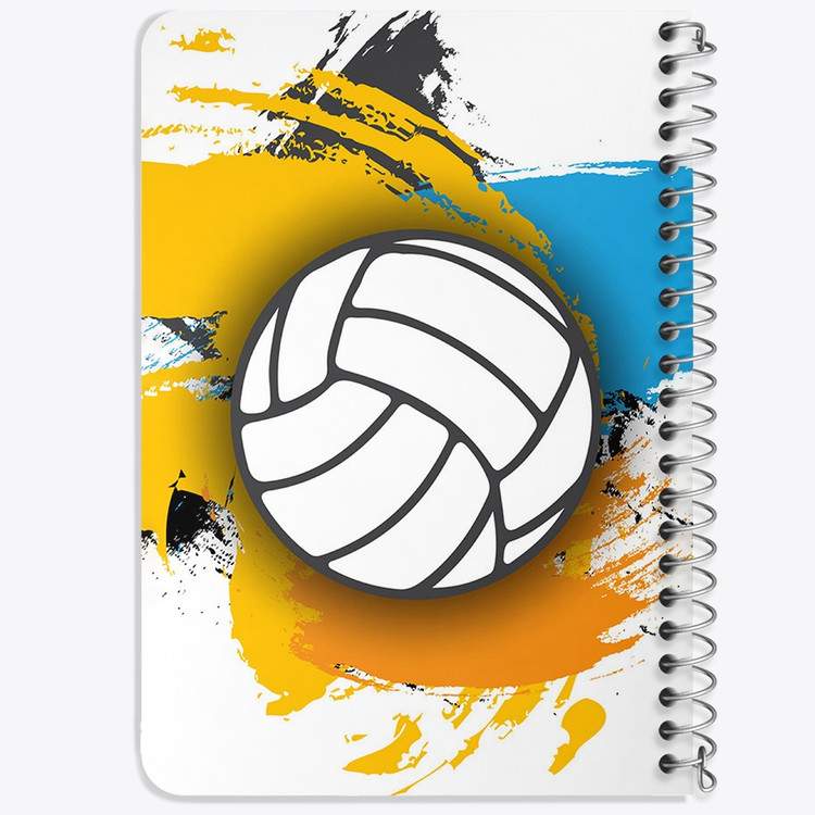 دفتر لیست خرید 50 برگ خندالو طرح والیبال Volleyball کد 26412
