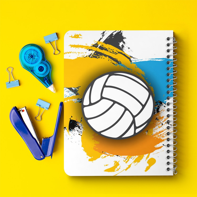 دفتر لیست خرید 50 برگ خندالو طرح والیبال Volleyball کد 26412