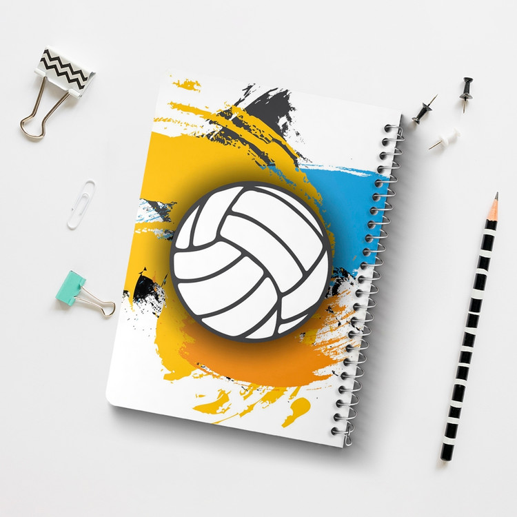 دفتر لیست خرید 50 برگ خندالو طرح والیبال Volleyball کد 26412