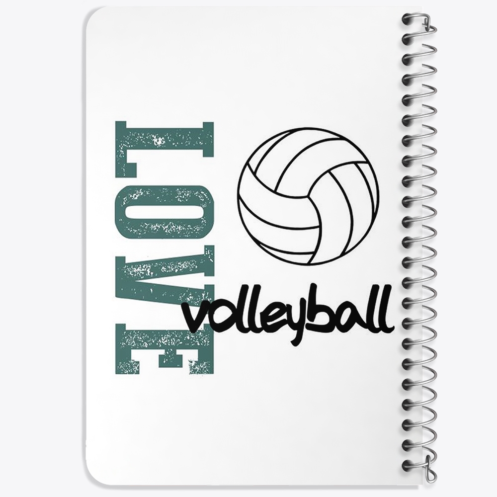 دفتر لیست خرید 50 برگ خندالو طرح والیبال Volleyball کد 26406