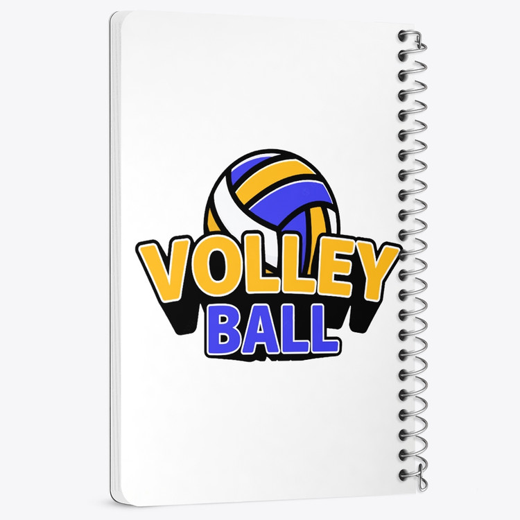 دفتر لیست خرید 50 برگ خندالو طرح والیبال Volleyball کد 26403