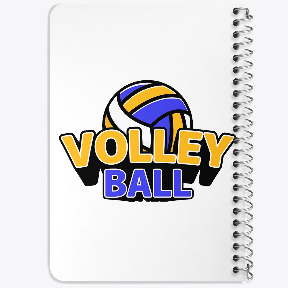 دفتر لیست خرید 50 برگ خندالو طرح والیبال Volleyball کد 26403